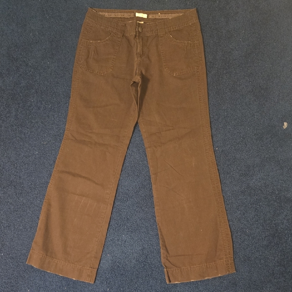 Brown Wide-Leg Pants